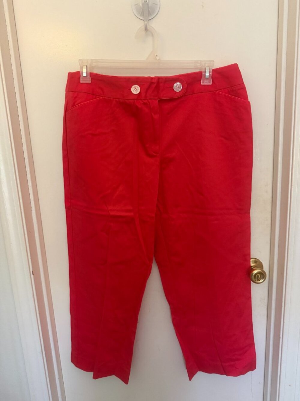 George Coral Cropped Pants W 16
